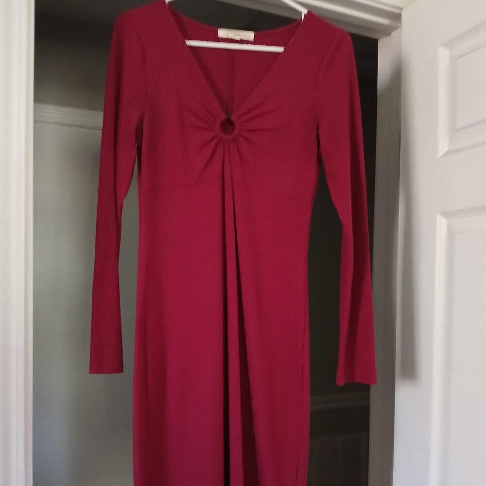 Maroon dress size large